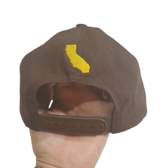 Grizzly Lids | Brown California Republic Flat Lid Adjustable Hat | Size OS - Picture 3 of 4